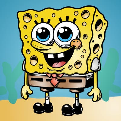 realistic sponge bob