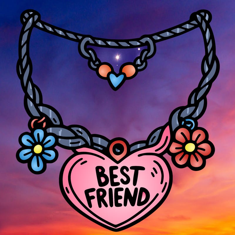 best friend necklace
