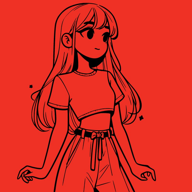 girl in a cute crop top