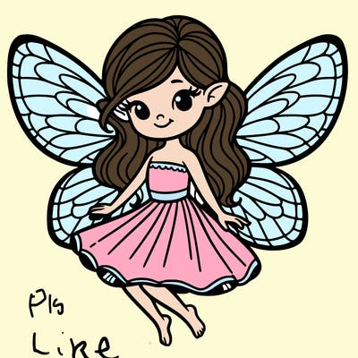 fairy with wings