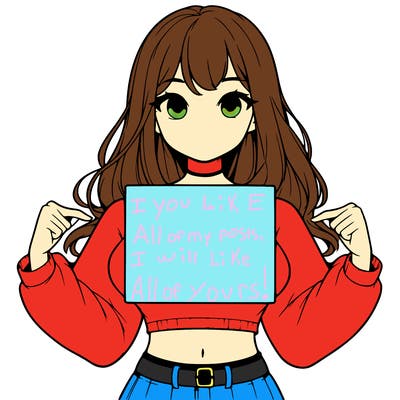 girl holding a blank sign in a long sleeve crop top