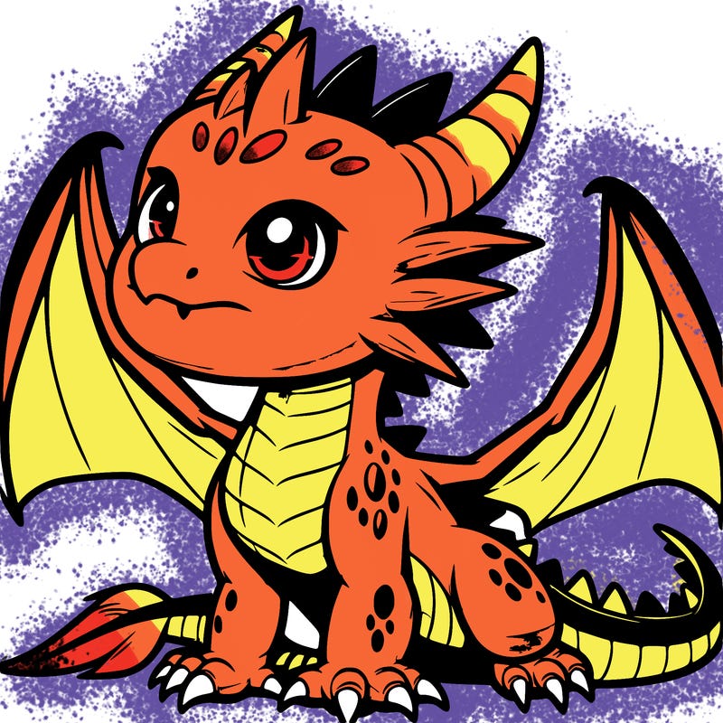 fierce baby night dragon
