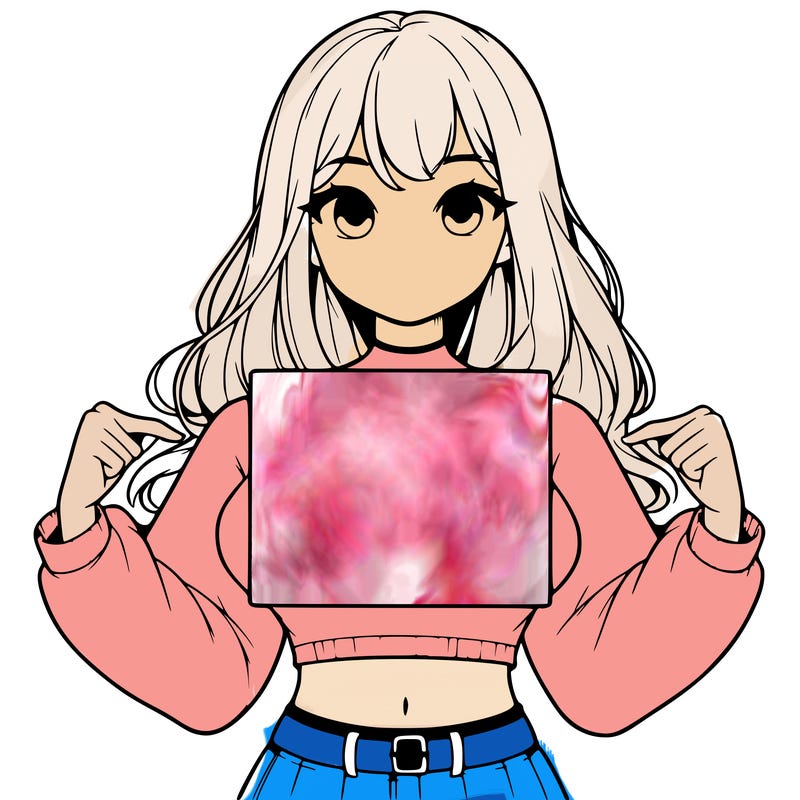 girl holding a blank sign in a long sleeve crop top