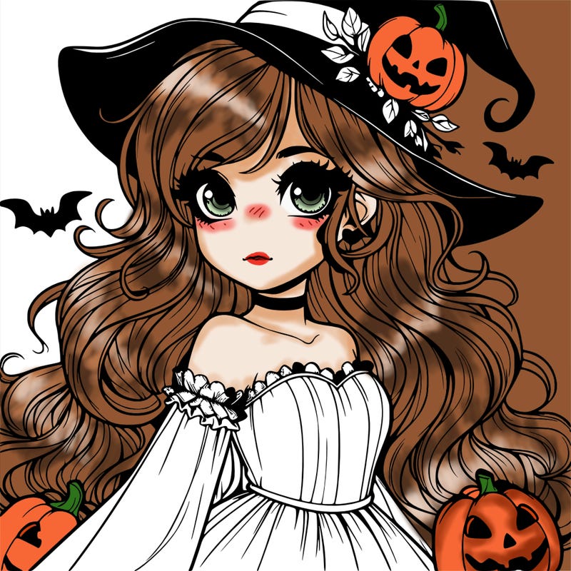 realistic girl halloween