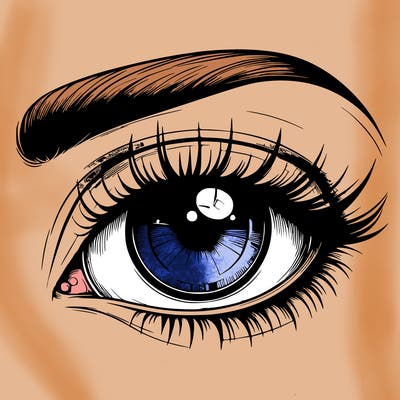 realistic eye