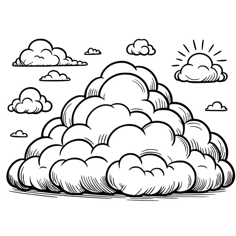 realistic cloud background