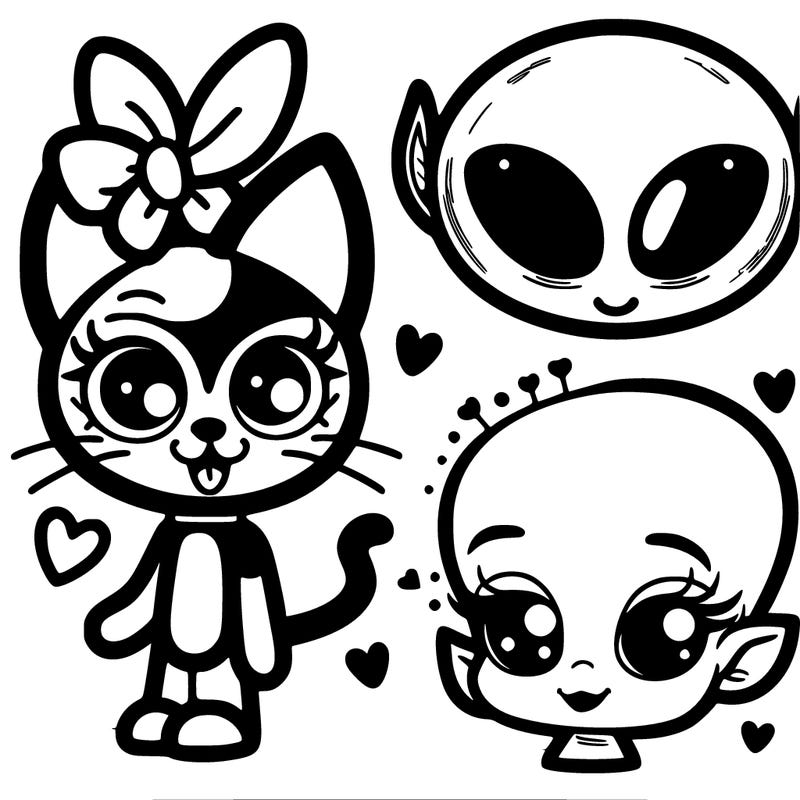 hello kitty and stitch and angel