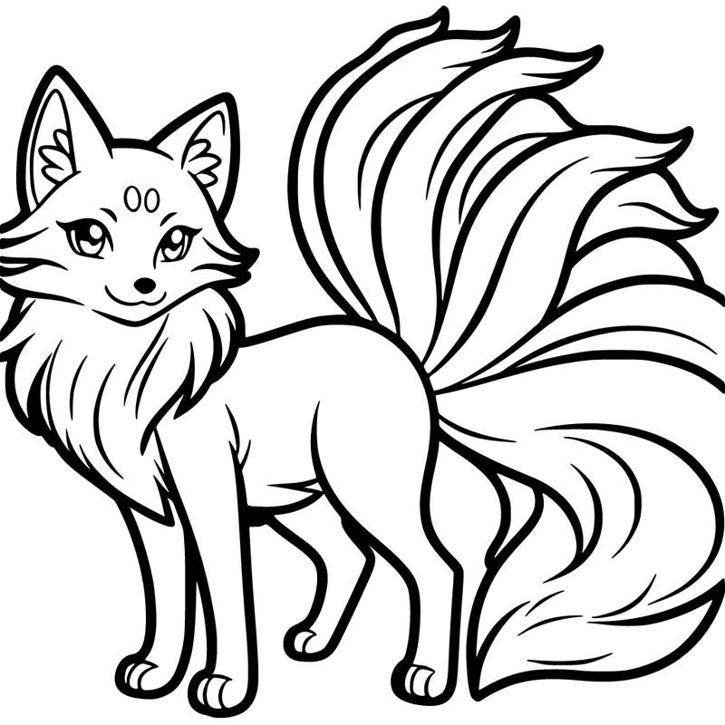 ten tailed fox