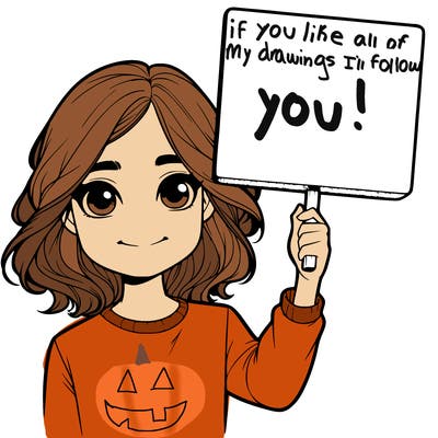 realistic girl holding up a sign