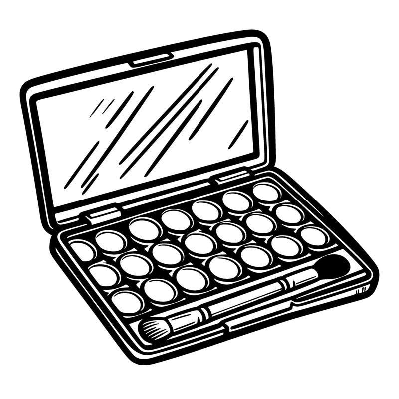 makeup pallet
