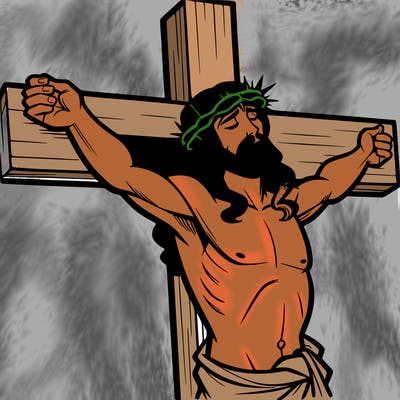 jesus on the cross