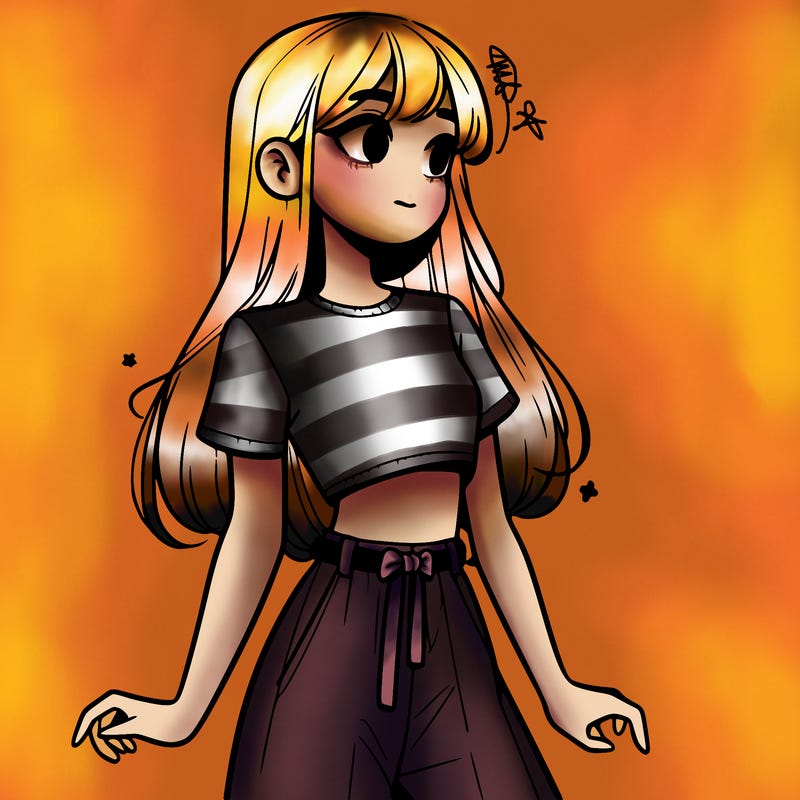 girl in a cute crop top