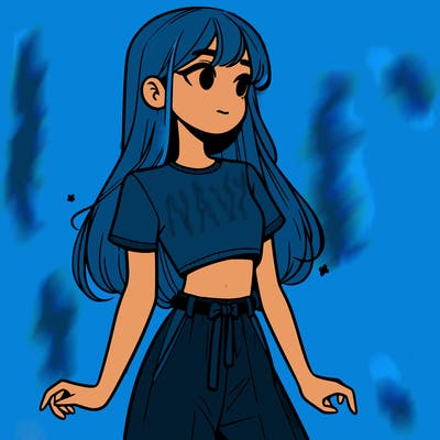 girl in a cute crop top