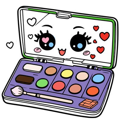 makeup pallet
