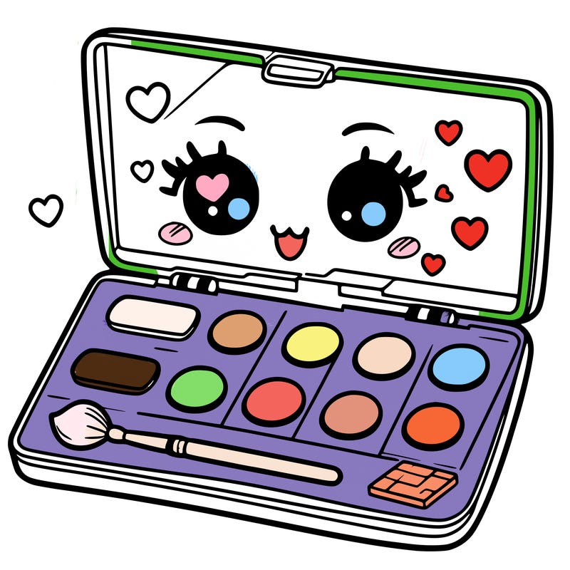 makeup pallet