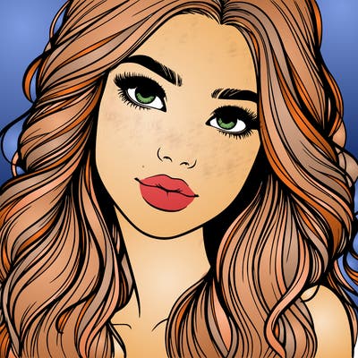 beautiful realistic girl