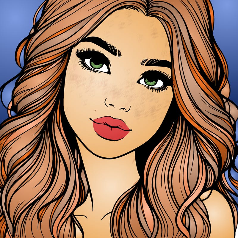 beautiful realistic girl