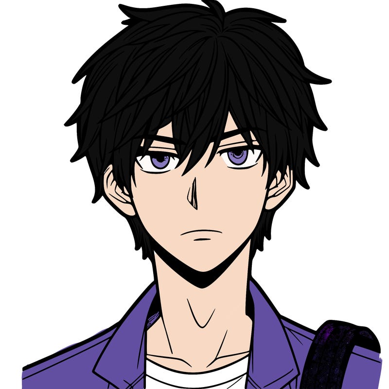 male manga character