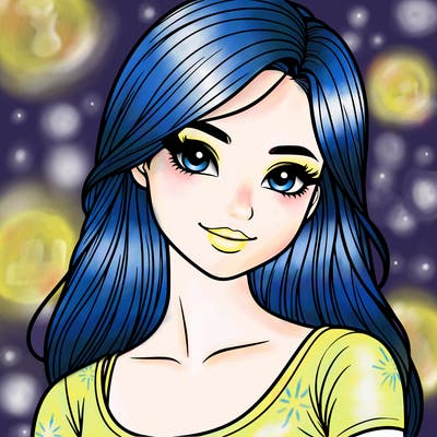 a pretty girl realistic