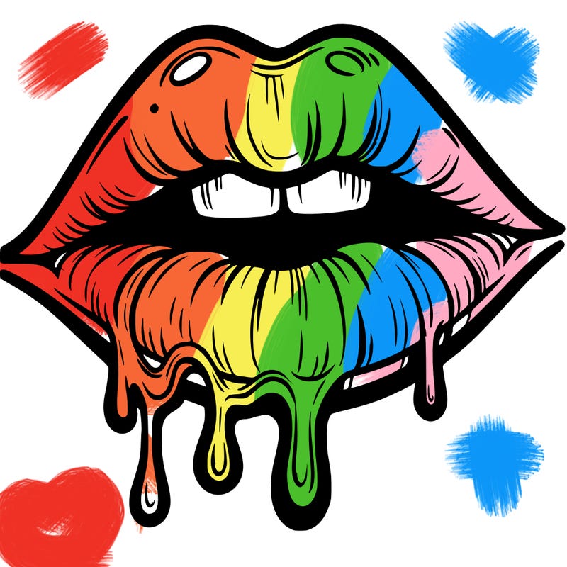 lips that look realistic and drip