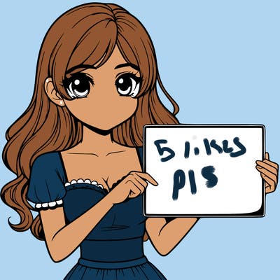 realistic pretty girl holding blank sign