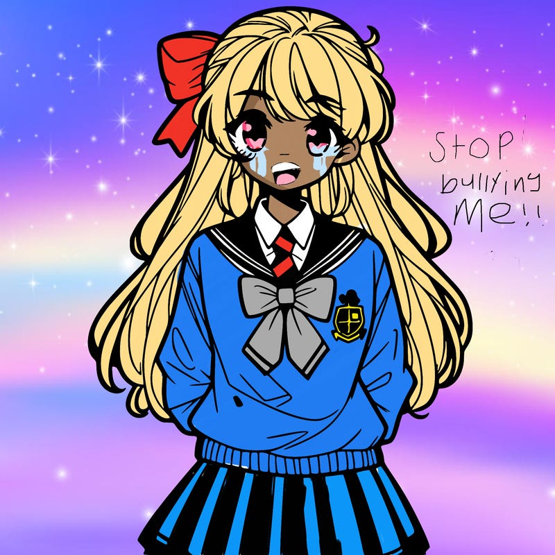 preppy anime girl