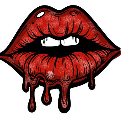 lips that look realistic and drip