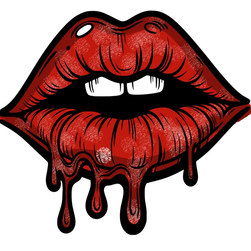 lips that look realistic and drip