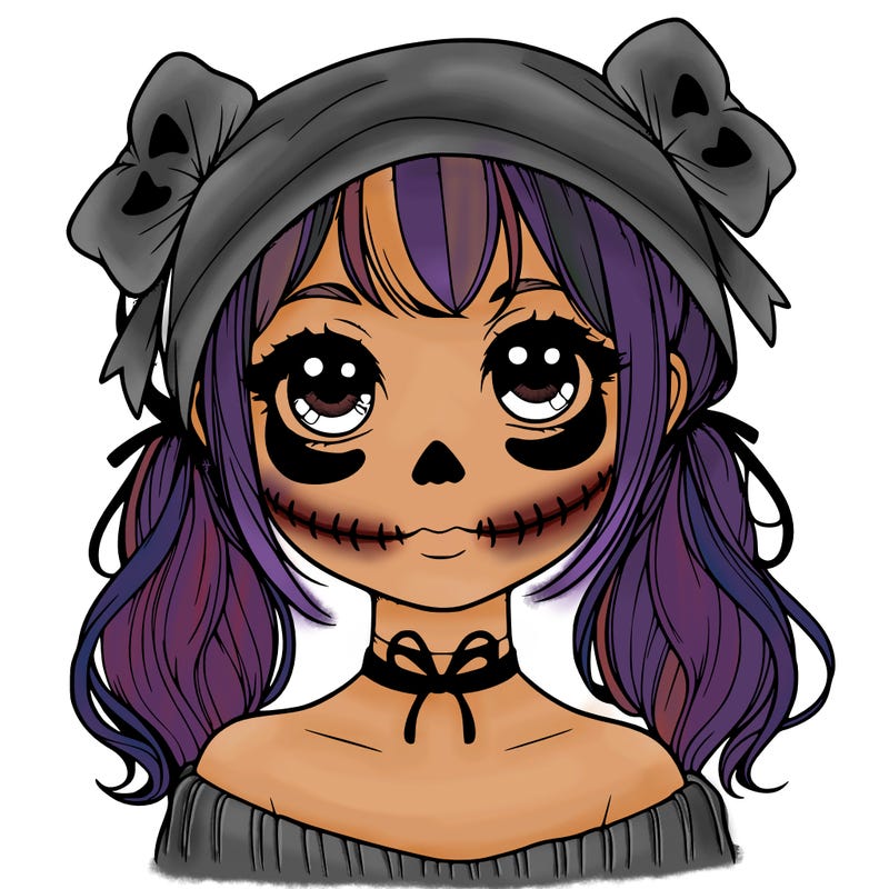 realistic girl halloween