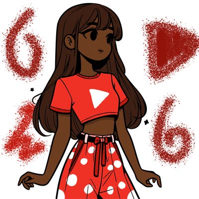 girl in a cute crop top