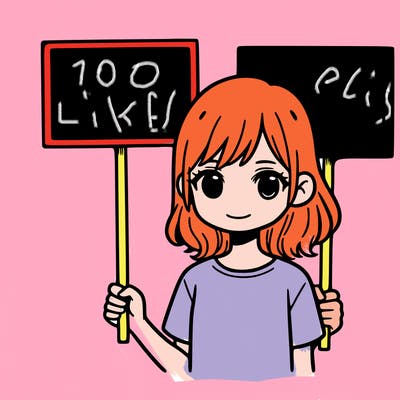girl with a sign