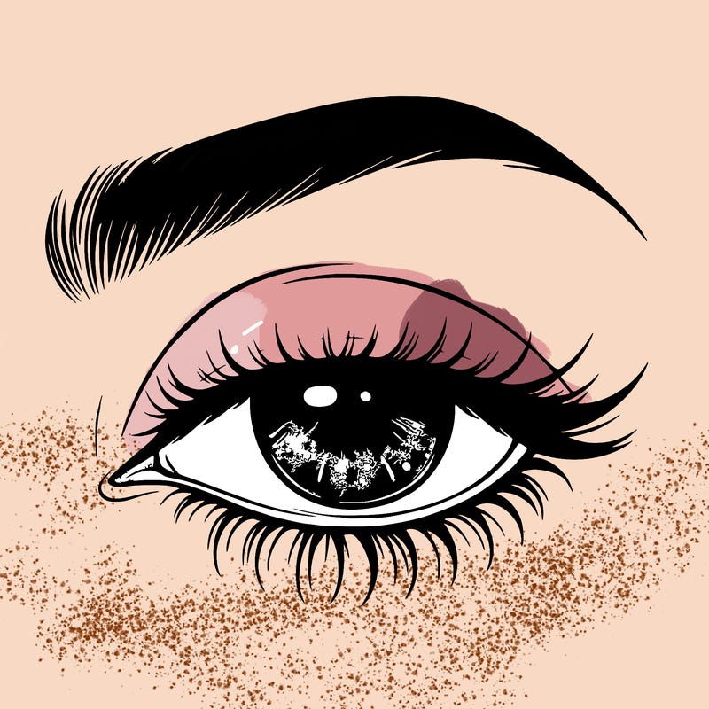 eye closed realistic