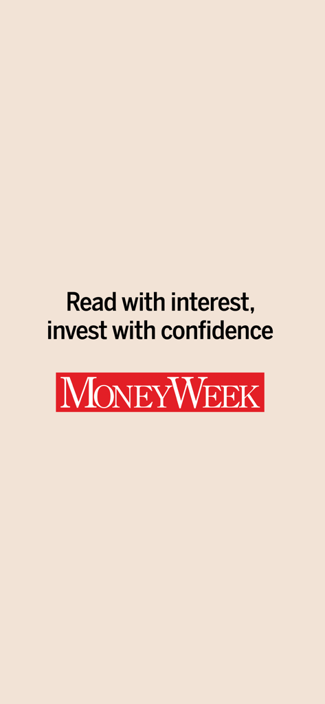 MoneyWeek app logo and slogan Read with interest invest with confidence