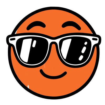 emoji with sunglasses