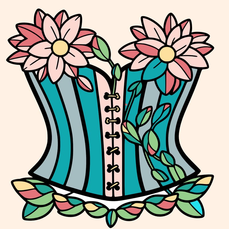 flower corset
