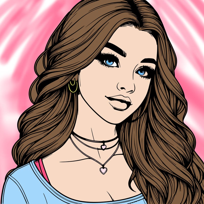 detailed realistic girl