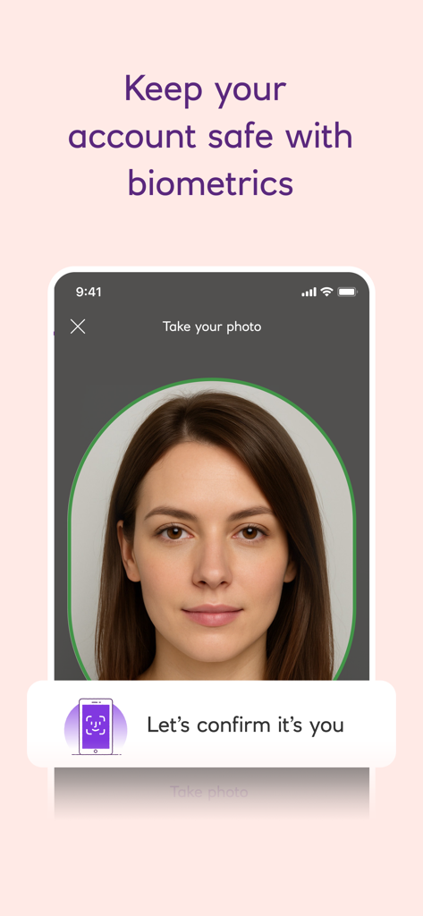 NatWest Mobile Banking - NatWest mobile banking app biometric security screen showing face verification.