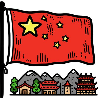 china flag