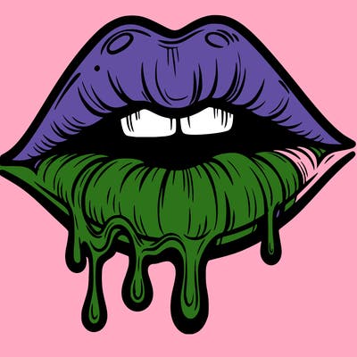 lips that look realistic and drip