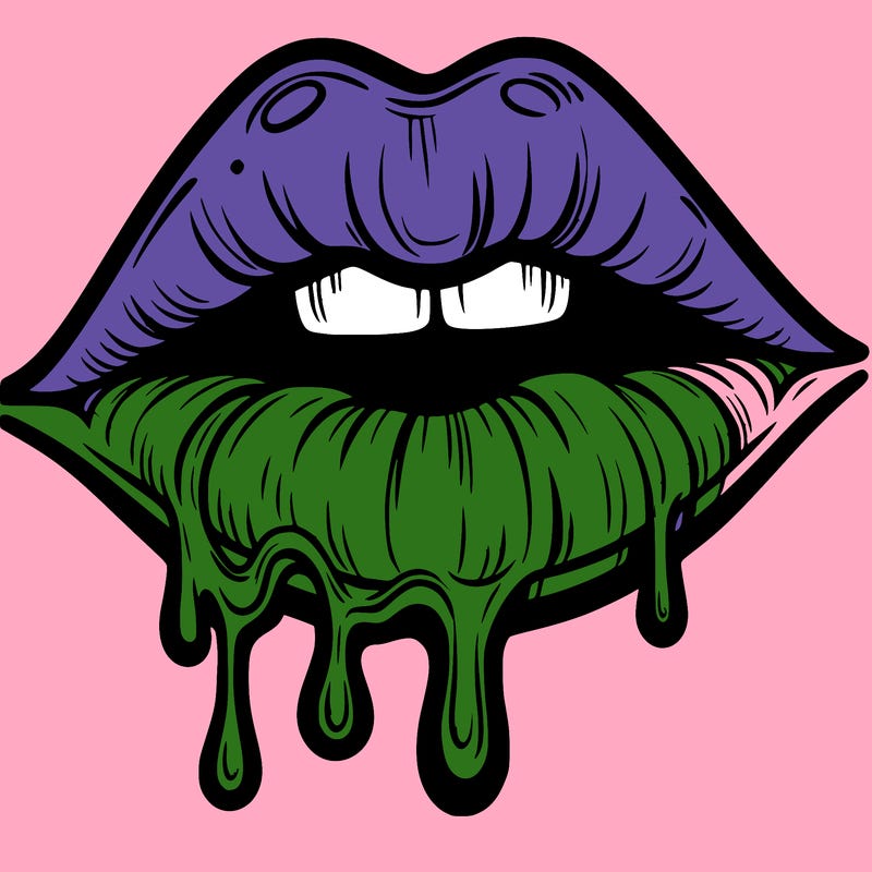 lips that look realistic and drip