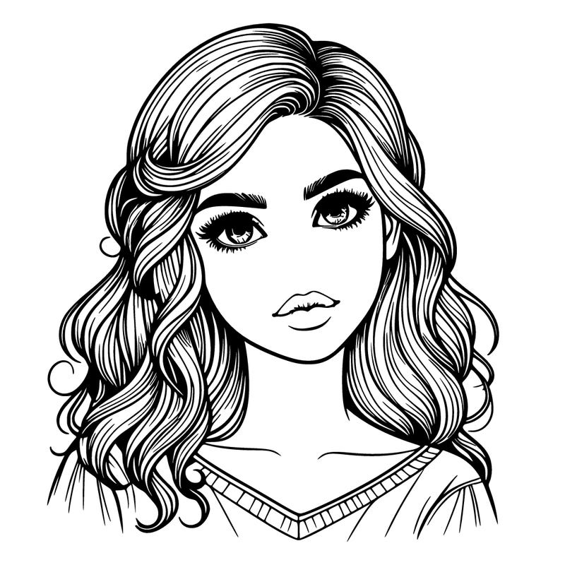 beautiful girl realistic