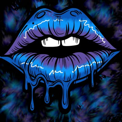 lips that look realistic and drip