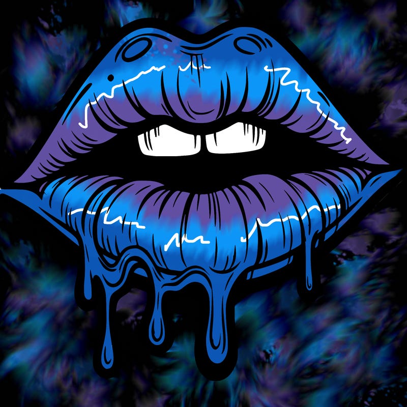 lips that look realistic and drip