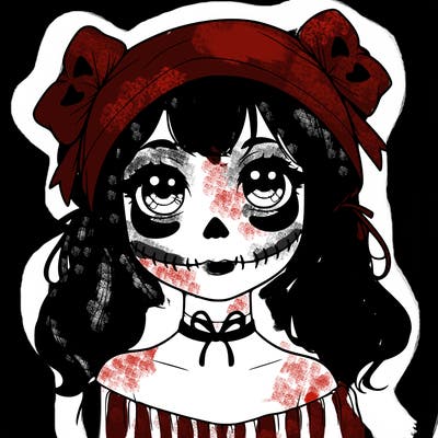 realistic girl halloween