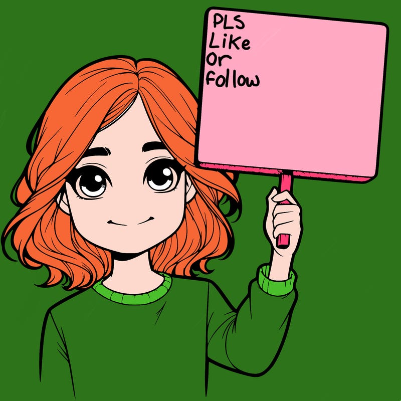 realistic girl holding up a sign