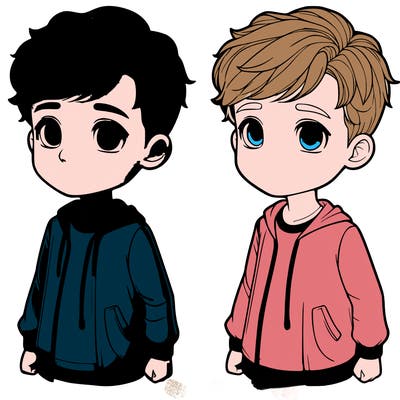 realistic detailed boy