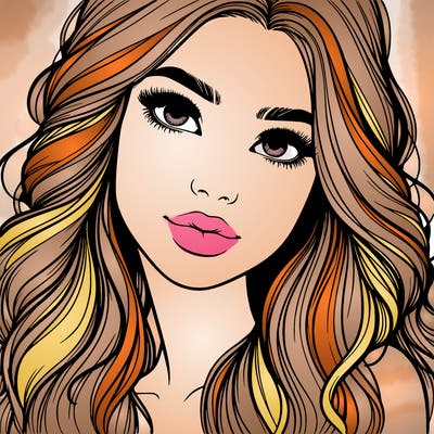 beautiful realistic girl