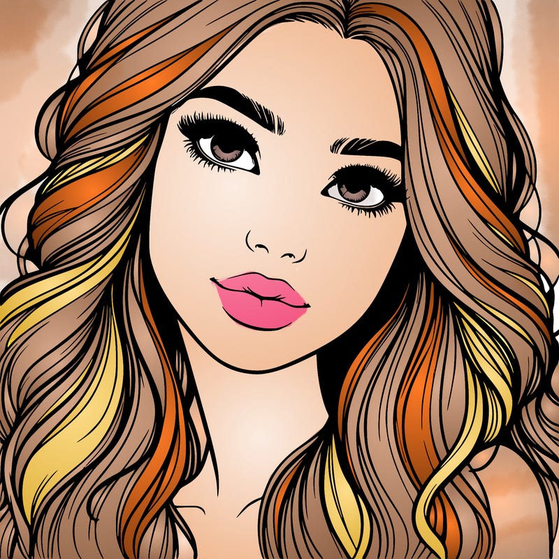 beautiful realistic girl