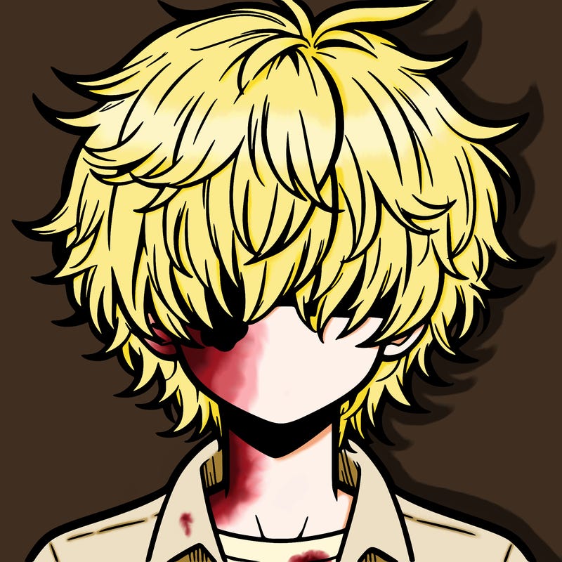 manga boy fluffy hair covering his eyes