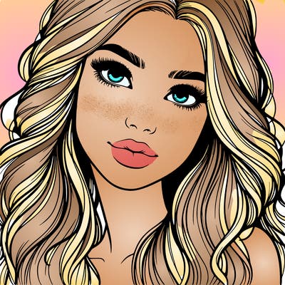 beautiful realistic girl